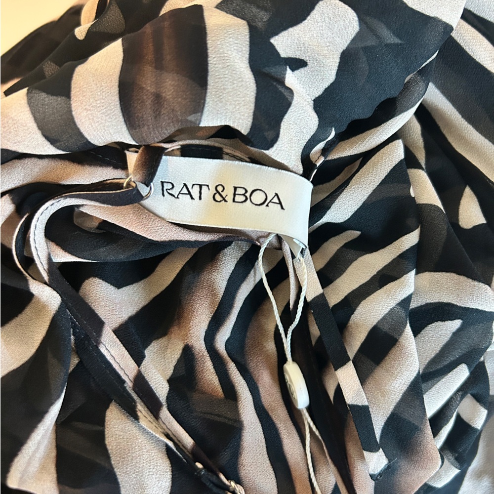 Rat & Boa Majel Maxi Dress Zebra NWT - Picture 9 of 12